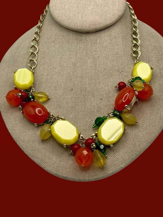 Talbots Jewelry - Vibrant Talbots Fruit Salad Necklace NWT Colorful Statement Piece